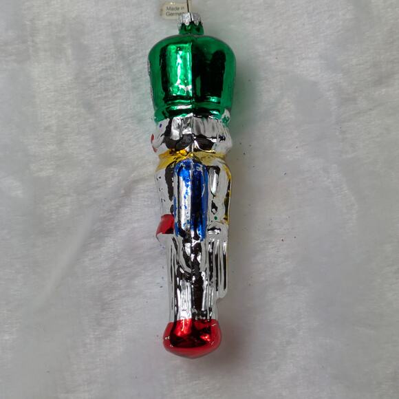Vtg Nutcracker Toy Soldier Ornament Molded Mercury Glass Christmas Mouth Blown - Picture 4 of 13